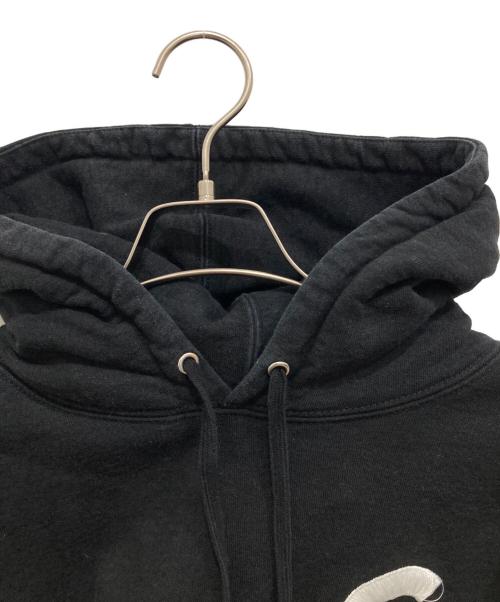 SUPREME（シュプリーム）Supreme (シュプリーム) S logo hooded sweatshirt ブラック×ホワイト サイズ:Lの古着・服飾アイテム