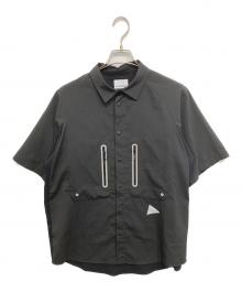 and wander（アンドワンダー）の古着「Tech SS Shirt」｜ブラック