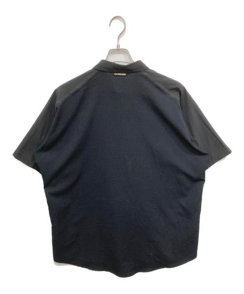 and wander（アンドワンダー）and wander (アンドワンダー) Tech SS Shirt ブラック サイズ:XLの古着・服飾アイテム