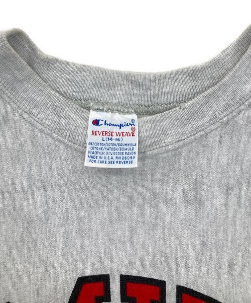 Champion REVERSE WEAVE（チャンピオン リバース ウィーブ）Champion REVERSE WEAVE (チャンピオン リバース ウィーブ) クルーネックスウェット グレー サイズ:Lの古着・服飾アイテム