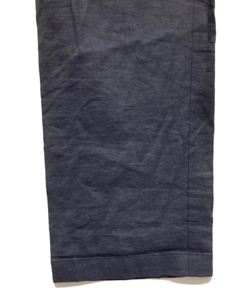 山内（ヤマウチ）山内 (ヤマウチ) リネンレーヨンスラックス ネイビー サイズ:3の古着・服飾アイテム