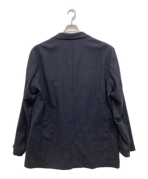 un/unbient（アン/アンビエント）un/unbient (アン/アンビエント) ウールリネンジャケット ネイビー サイズ:Lの古着・服飾アイテム