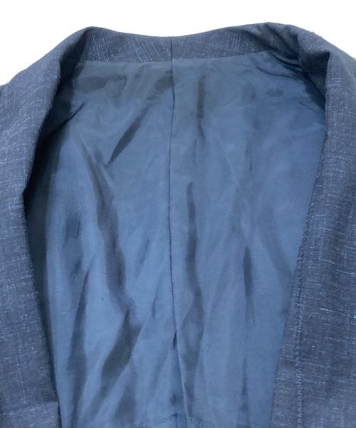 un/unbient（アン/アンビエント）un/unbient (アン/アンビエント) ウールリネンジャケット ネイビー サイズ:Lの古着・服飾アイテム