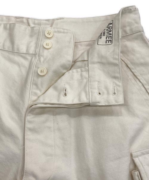 waiper（ワイパー）WAIPER (ワイパー) フランス軍 M-47 カーゴパンツ ホワイト サイズ:23の古着・服飾アイテム