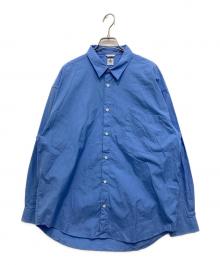 EDIFICE（エディフィス）の古着「トーマスメイソン オーバーサイズ レギュラー シャツ」｜スカイブルー