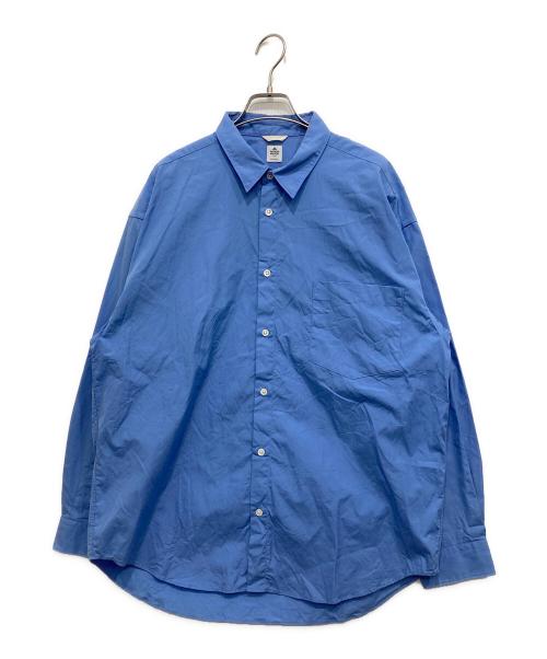 EDIFICE（エディフィス）EDIFICE (エディフィス) トーマスメイソン オーバーサイズ レギュラー シャツ スカイブルー サイズ:Mの古着・服飾アイテム