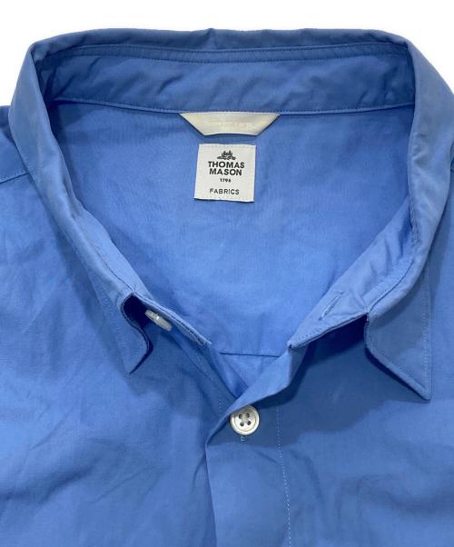 EDIFICE（エディフィス）EDIFICE (エディフィス) トーマスメイソン オーバーサイズ レギュラー シャツ スカイブルー サイズ:Mの古着・服飾アイテム