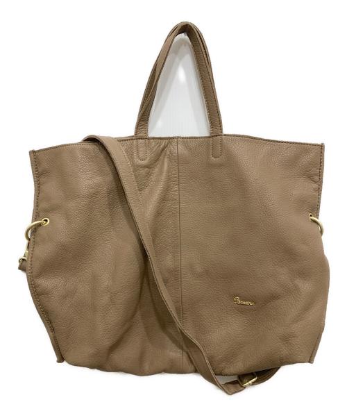 Beaure（ビュレ）Beaure (ビュレ) 2WAYトートバッグ ベージュの古着・服飾アイテム