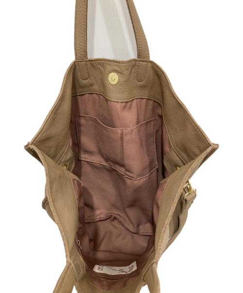 Beaure（ビュレ）Beaure (ビュレ) 2WAYトートバッグ ベージュの古着・服飾アイテム