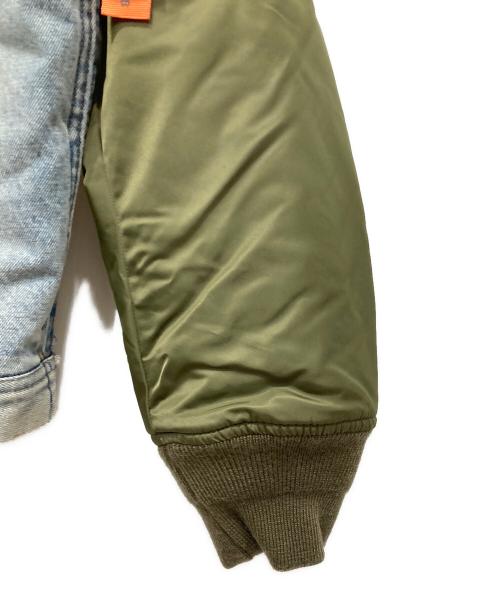 DIESEL（ディーゼル）DIESEL (ディーゼル) W-STORMY JACKET カーキ×ブルー サイズ:M 未使用品の古着・服飾アイテム