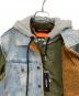 中古・古着 DIESEL (ディーゼル) W-STORMY JACKET カーキ×ブルー サイズ:M 未使用品：17000円