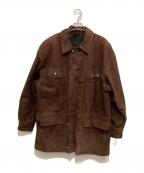 RUFFOルッフォ）の古着「レザーコート」｜ブラウン