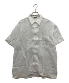 HERMES（エルメス）の古着「半袖リネンシャツ」｜ホワイト