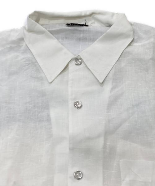 HERMES（エルメス）HERMES (エルメス) 半袖リネンシャツ ホワイト サイズ:41の古着・服飾アイテム