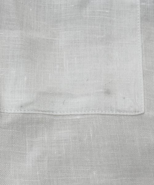 HERMES（エルメス）HERMES (エルメス) 半袖リネンシャツ ホワイト サイズ:41の古着・服飾アイテム