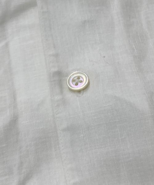 HERMES（エルメス）HERMES (エルメス) 半袖リネンシャツ ホワイト サイズ:41の古着・服飾アイテム