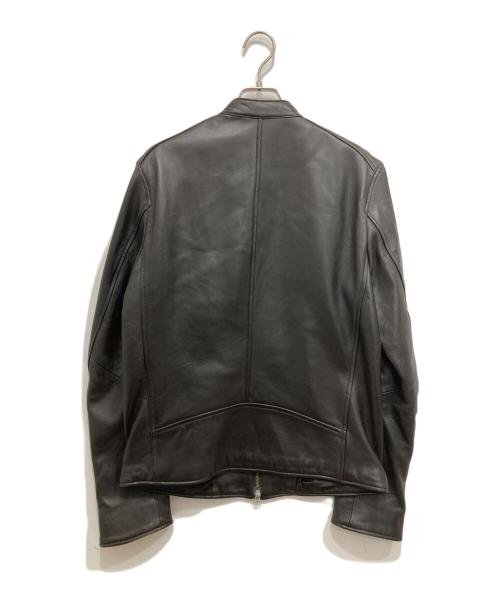 NANO BASE（ナノベース）NANO BASE (ナノベース) シングルライダースジャケット ブラウン サイズ:Lの古着・服飾アイテム