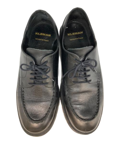 KLEMAN（クレマン）KLEMAN (クレマン) Uチップレザーシューズ ブラック サイズ:42の古着・服飾アイテム