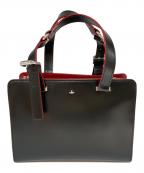 Vivienne Westwoodヴィヴィアンウエストウッド）の古着「TINY ORB 2WAYハンドバッグ」｜ブラック×レッド