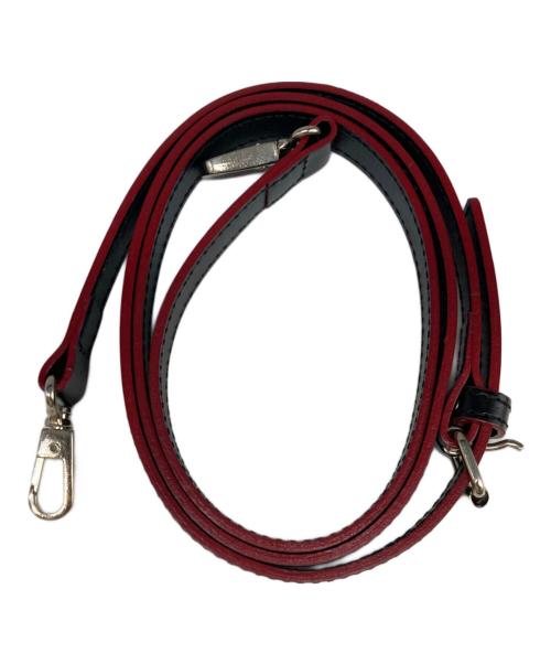 Vivienne Westwood（ヴィヴィアンウエストウッド）Vivienne Westwood (ヴィヴィアンウエストウッド) TINY ORB 2WAYハンドバッグ ブラック×レッドの古着・服飾アイテム