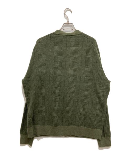 POLO RALPH LAUREN（ポロ・ラルフローレン）POLO RALPH LAUREN (ポロ・ラルフローレン) ウールカーディガン グリーン サイズ:XLの古着・服飾アイテム