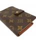 LOUIS VUITTON (ルイ ヴィトン) 2つ折り財布 ブラウン：8000円