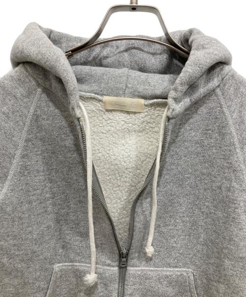 DRAWER（ドゥロワー）DRAWER (ドゥロワー) ツリウラケ ジップパーカー グレー サイズ:1の古着・服飾アイテム