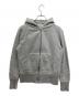 DRAWER（ドゥロワー）の古着「ツリウラケ ジップパーカー」｜グレー
