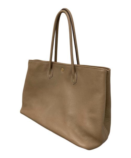 Cisei firenze（チセイ フィレンツェ）Cisei FIRENZE (チセイ フィレンツェ) レザートートバッグ ベージュの古着・服飾アイテム