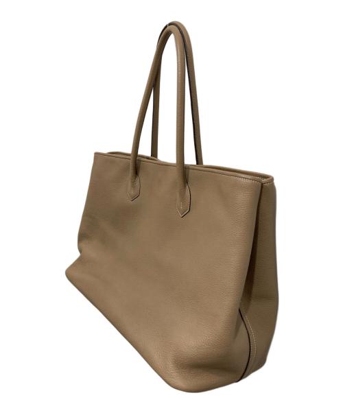 Cisei firenze（チセイ フィレンツェ）Cisei FIRENZE (チセイ フィレンツェ) レザートートバッグ ベージュの古着・服飾アイテム