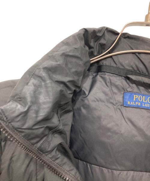 POLO RALPH LAUREN（ポロ・ラルフローレン）POLO RALPH LAUREN (ポロ・ラルフローレン) ポニー刺繍ロングダウンコート ブラック サイズ:Lの古着・服飾アイテム