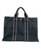 HERMESエルメス）の古着「フールトゥMM トートバッグ」｜ブラック