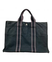 HERMES（エルメス）の古着「フールトゥMM トートバッグ」｜ブラック