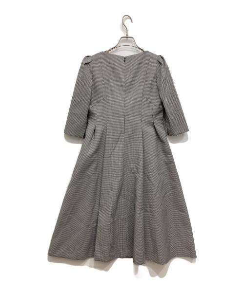 CELFORD（セルフォード）CELFORD (セルフォード) トリプルクロスワンピース グレー サイズ:38の古着・服飾アイテム