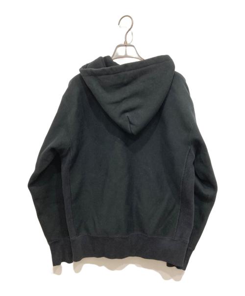 Champion REVERSE WEAVE（チャンピオン リバース ウィーブ）Champion REVERSE WEAVE (チャンピオン リバース ウィーブ) ARMY プリントジップパーカー ブラック サイズ:Lの古着・服飾アイテム