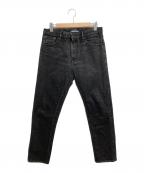 Circleサークル）の古着「セルビッチデニムパンツ」｜ブラック