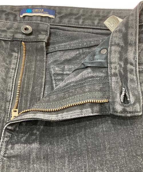 Circle（サークル）CIRCLE (サークル) セルビッチデニムパンツ ブラック サイズ:78.5cm (W31)の古着・服飾アイテム