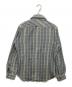 RRL (ダブルアールエル) ハーフジップチェックシャツ グレー サイズ:S：9000円