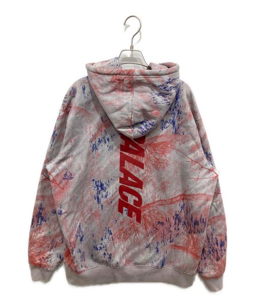 PALACE（パレス）PALACE (パレス) REAL TREE FISHING HOOD グレー×レッド サイズ:XLの古着・服飾アイテム