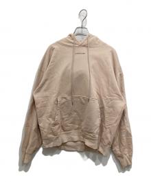 WIND AND SEA（ウィンダンシー）の古着「フロントロゴ刺繍フーディ」｜ベージュ