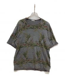 COMME des GARCONS HOMME（コムデギャルソン オム）の古着「花柄Tシャツ」｜グレー