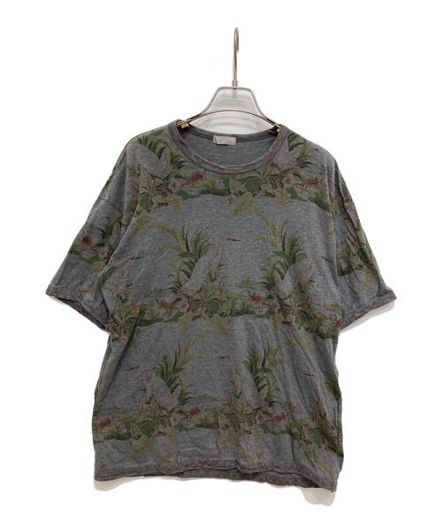 COMME des GARCONS HOMME（コムデギャルソン オム）COMME des GARCONS HOMME (コムデギャルソン オム) 花柄Tシャツ グレー サイズ:-の古着・服飾アイテム