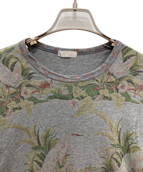 COMME des GARCONS HOMME（コムデギャルソン オム）COMME des GARCONS HOMME (コムデギャルソン オム) 花柄Tシャツ グレー サイズ:-の古着・服飾アイテム