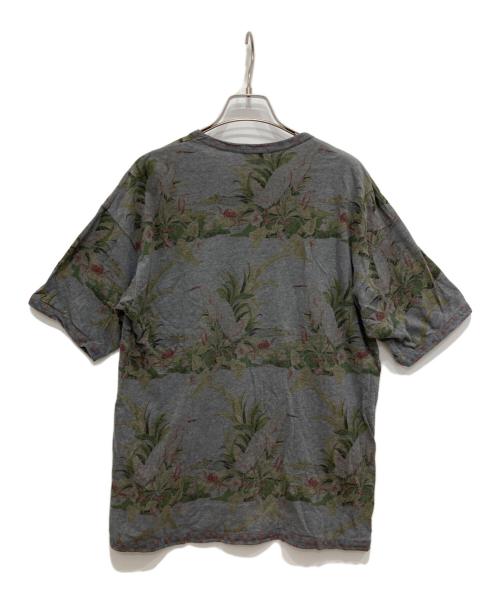 COMME des GARCONS HOMME（コムデギャルソン オム）COMME des GARCONS HOMME (コムデギャルソン オム) 花柄Tシャツ グレー サイズ:-の古着・服飾アイテム