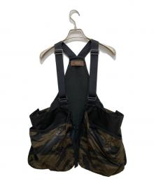 TROVE（トローヴ）の古着「BIG POCKET VEST」｜ブラウン×ブラック