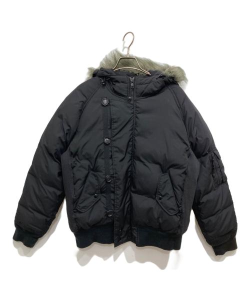 stussy（ステューシー）stussy (ステューシー) ダウンジャケット ブラック サイズ:Mの古着・服飾アイテム