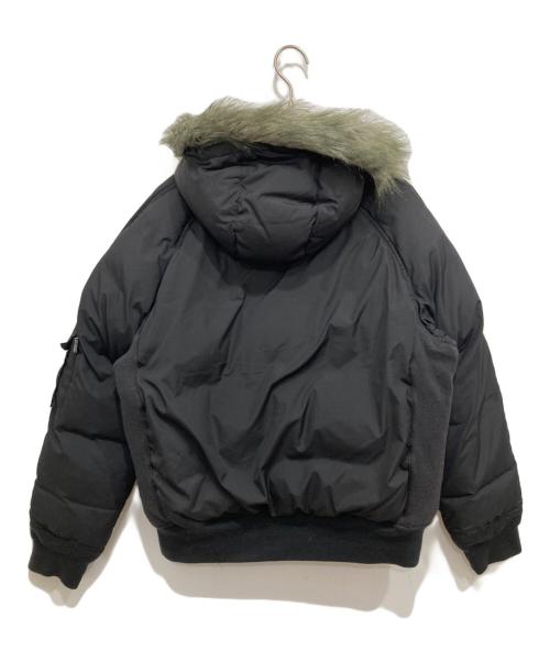 stussy（ステューシー）stussy (ステューシー) ダウンジャケット ブラック サイズ:Mの古着・服飾アイテム