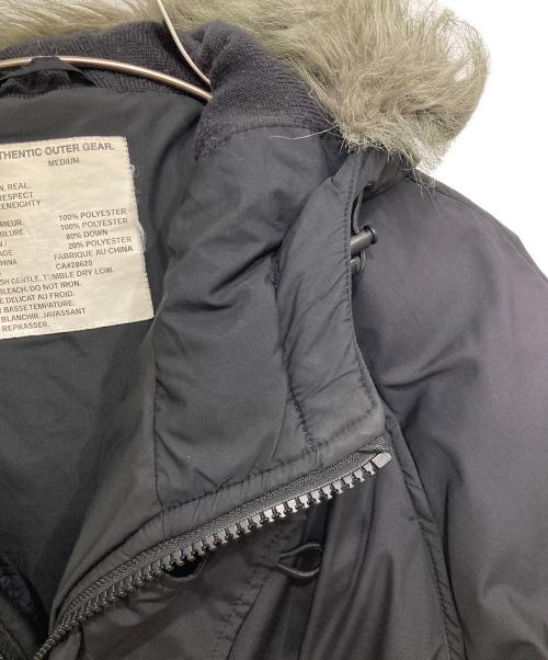 stussy（ステューシー）stussy (ステューシー) ダウンジャケット ブラック サイズ:Mの古着・服飾アイテム