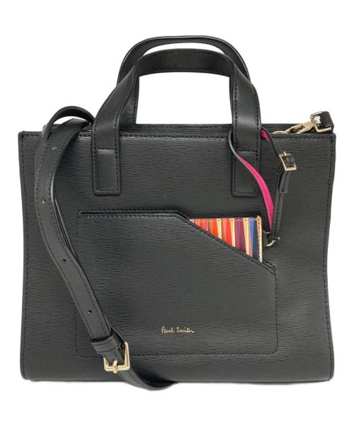 PAUL SMITH（ポールスミス）Paul Smith (ポールスミス) ハンドバッグ ブラックの古着・服飾アイテム