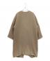 UNTITLED (アンタイトル) ポンテベロアノーカラーコート ベージュ サイズ:44：4500円